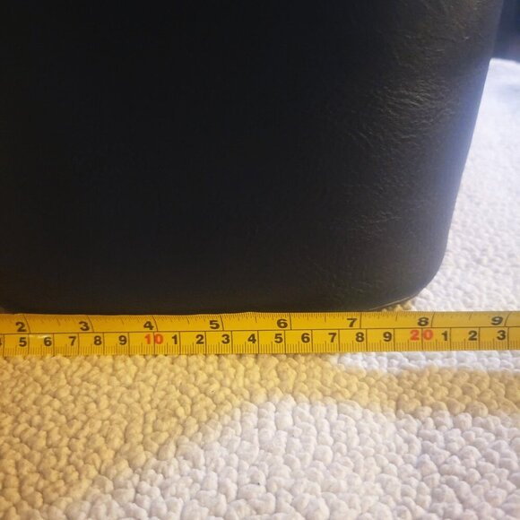 NWOT!!  K. Carroll Berni Satchel & Crossbody Black Faux Leather - Picture 13 of 16